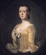 Jeremiah Theus Portrait of Elizabeth Rothmahler France oil painting artist